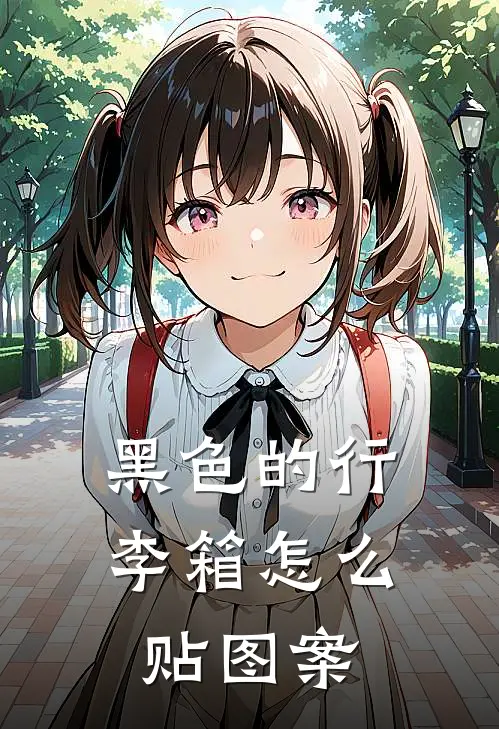 黑色的行李箱怎么贴图案