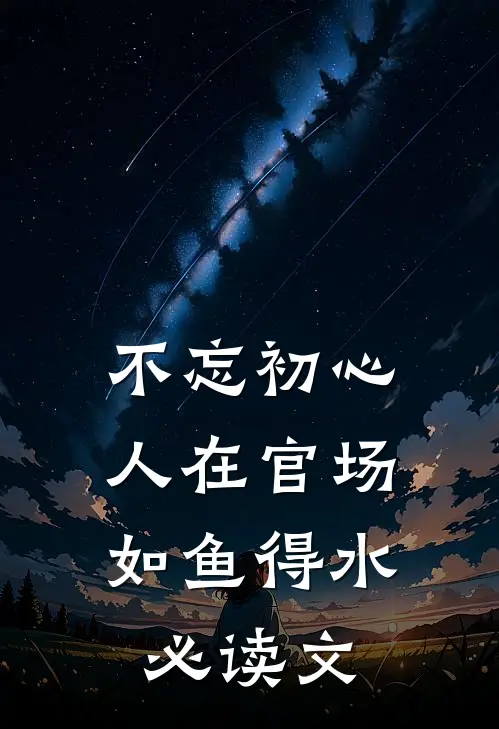 不忘初心，人在官场如鱼得水必读文