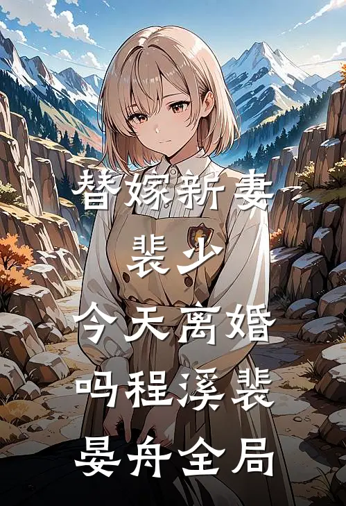 替嫁新妻：裴少，今天离婚吗程溪裴晏舟全局